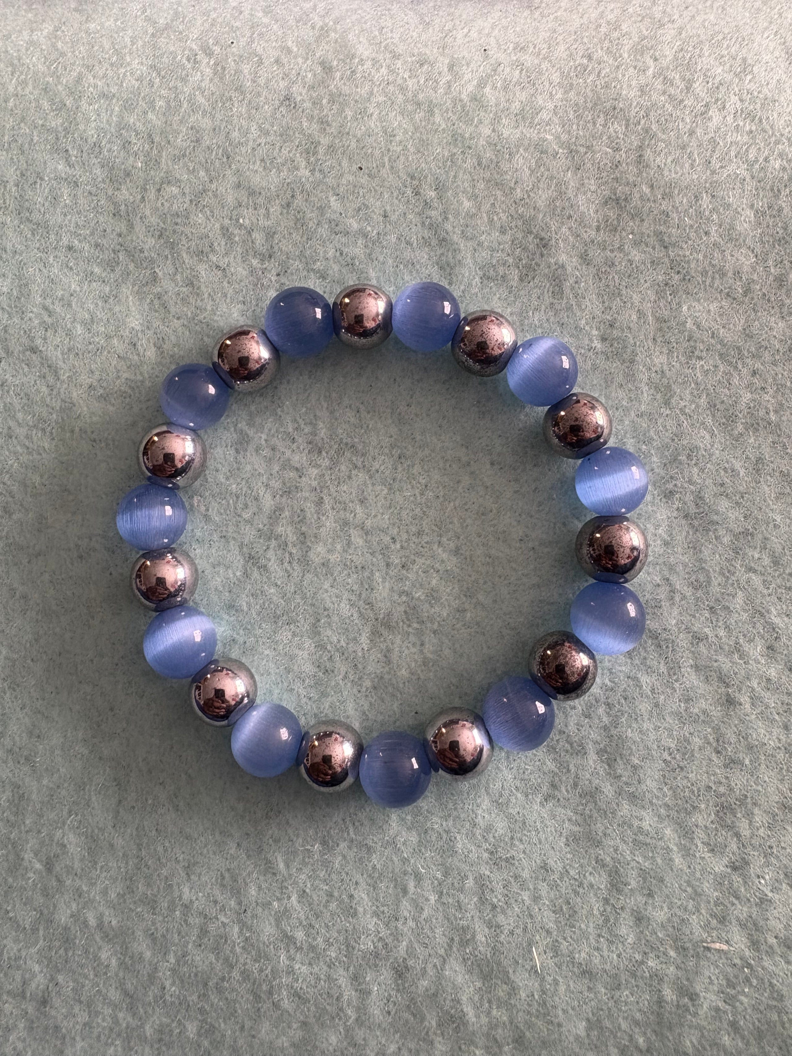 Blue & Silver