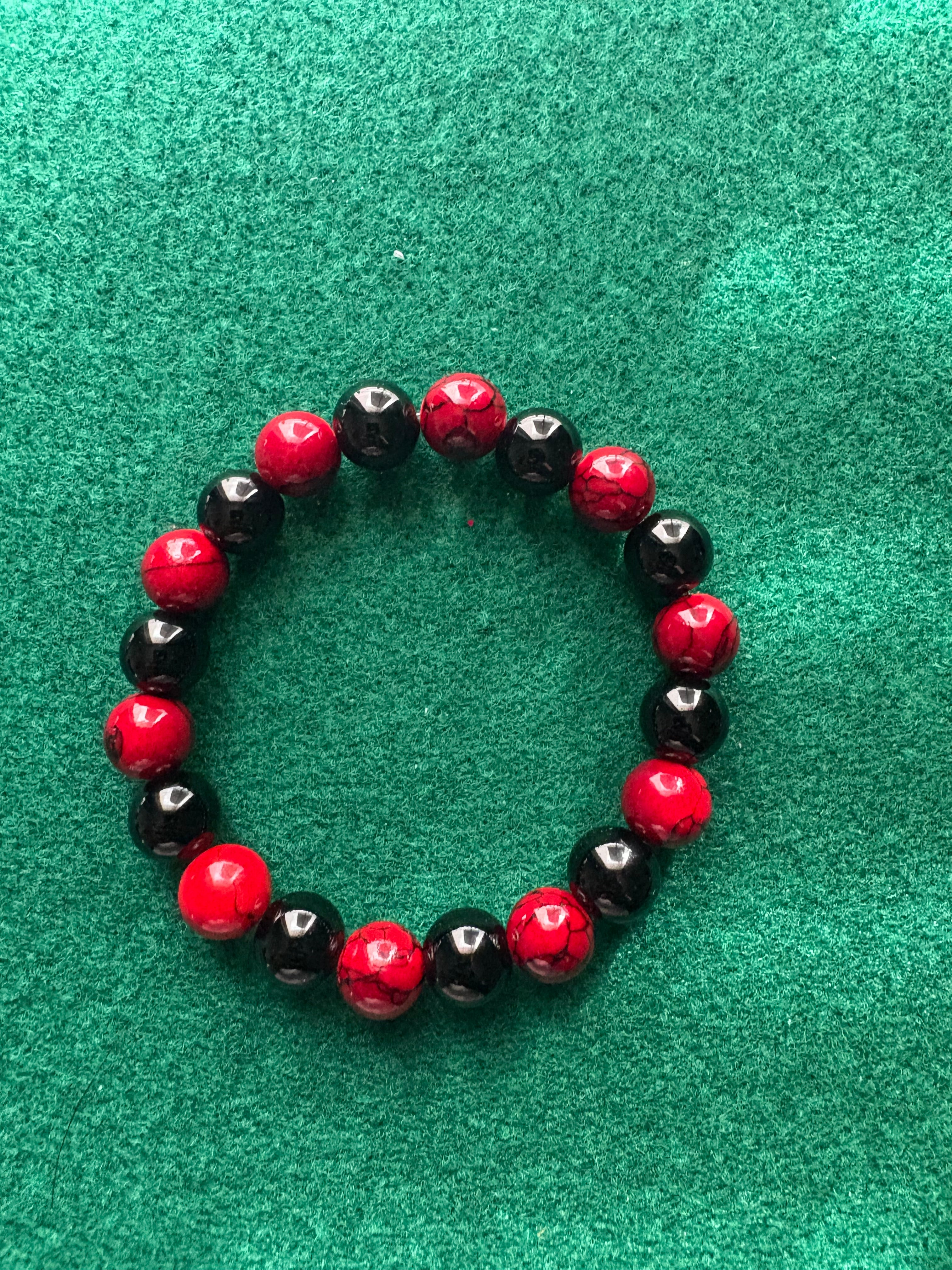 Cracked Red & Black